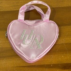 HUDA BEAUTY Pink Satin Bag